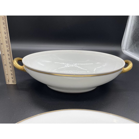 Haviland And Co. Limoges Covered Vegetable Bowl 9 1/2" Soup Tureen Casserole - Picture 6 of 13